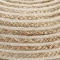 vidaXL Handgefertigter Sitzpuff 40 x 45 cm Jute vidaXL Handgefertigter Sitzpuff 40 x 45 cm Jute