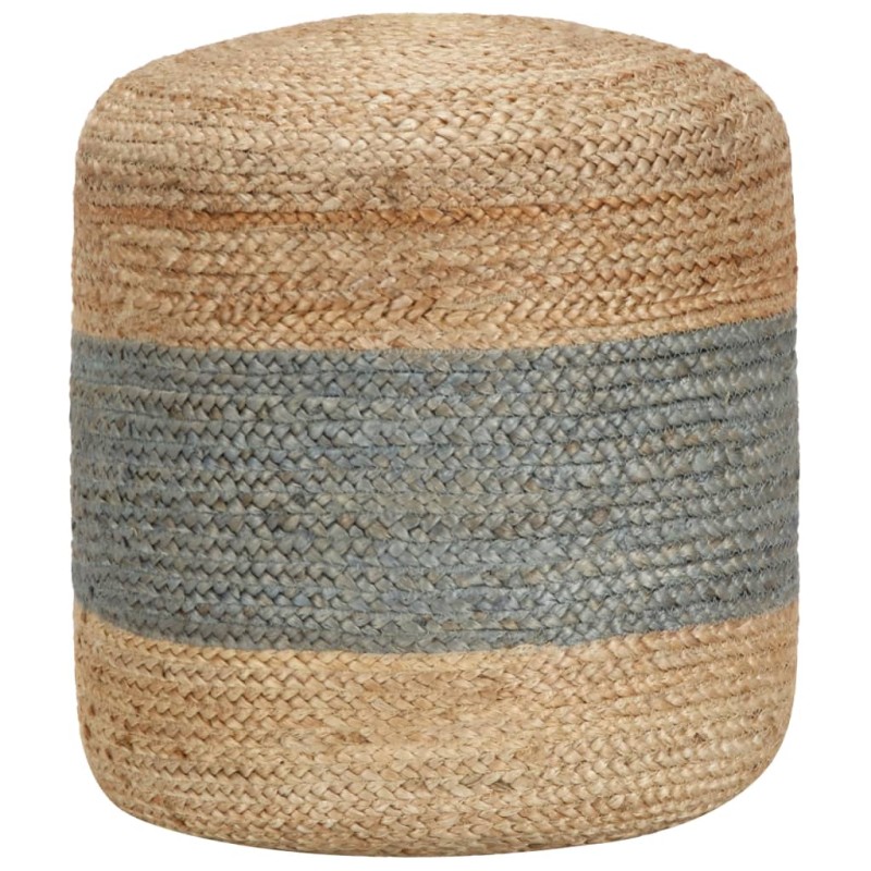vidaXL Handgefertigter Sitzpuff Olivgrün 40 x 45 cm Jute vidaXL Handgefertigter Sitzpuff Olivgrün 40 x 45 cm Jute
