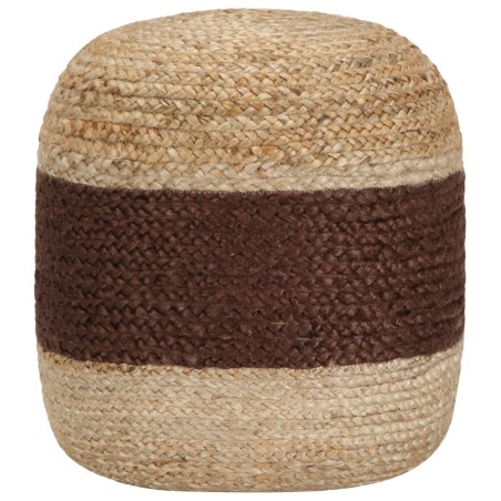 vidaXL Handgefertigter Sitzpuff Braun 40 x 45 cm Jute