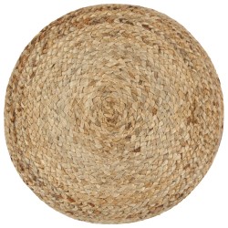 vidaXL Handgefertigter Sitzpuff Braun 40 x 45 cm Jute