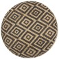 vidaXL Handgefertigter Sitzpuff Schwarz 45 x 30 cm Jute vidaXL Handgefertigter Sitzpuff Schwarz 45 x 30 cm Jute