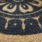 vidaXL Handgefertigter Sitzpuff Blau 45 x 30 cm Jute vidaXL Handgefertigter Sitzpuff Blau 45 x 30 cm Jute