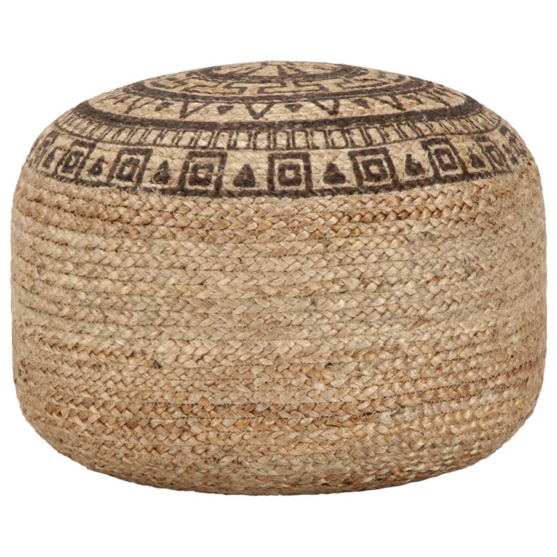 vidaXL Handgefertigter Sitzpuff Braun 45 x 30 cm Jute vidaXL Handgefertigter Sitzpuff Braun 45 x 30 cm Jute