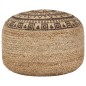vidaXL Handgefertigter Sitzpuff Braun 45 x 30 cm Jute vidaXL Handgefertigter Sitzpuff Braun 45 x 30 cm Jute