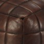 vidaXL Pouf Dunkelbraun 40 x 40 x 40 cm Echtes Ziegenleder vidaXL Pouf Dunkelbraun 40 x 40 x 40 cm Echtes Ziegenleder
