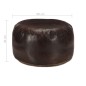 vidaXL Pouf Dunkelbraun 60 x 30 cm Echtes Ziegenleder vidaXL Pouf Dunkelbraun 60 x 30 cm Echtes Ziegenleder