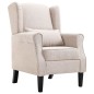 vidaXL Sessel Beige Stoff vidaXL Sessel Beige Stoff