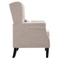 vidaXL Sessel Beige Stoff vidaXL Sessel Beige Stoff