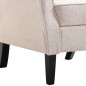 vidaXL Sessel Beige Stoff vidaXL Sessel Beige Stoff