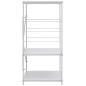 vidaXL Mikrowellenregal Weiß 60×39,6×79,5 cm Holzwerkstoff vidaXL Mikrowellenregal Weiß 60×39,6×79,5 cm Holzwerkstoff