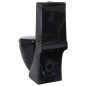 vidaXL Keramik-Toilette Abgang Horizontal Schwarz vidaXL Keramik-Toilette Abgang Horizontal Schwarz