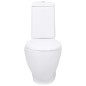 vidaXL Keramik-Toilette Abgang Horizontal Weiß vidaXL Keramik-Toilette Abgang Horizontal Weiß