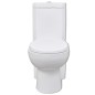vidaXL Toilette für Ecke Keramik Weiß vidaXL Toilette für Ecke Keramik Weiß