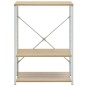 vidaXL Mikrowellenregal Weiß Eiche 60×39,6×79,5 cm Holzwerkstoff vidaXL Mikrowellenregal Weiß Eiche 60×39,6×79,5 cm Holzwerkstoff