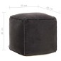 vidaXL Pouf Baumwollsamt 40x40x40 cm Anthrazit vidaXL Pouf Baumwollsamt 40x40x40 cm Anthrazit