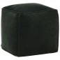 vidaXL Pouf Baumwollsamt 40×40×40 cm Waldgrün vidaXL Pouf Baumwollsamt 40×40×40 cm Waldgrün