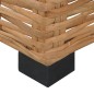 vidaXL Sofa ohne Armlehnen mit Auflagen Natur Rattan vidaXL Sofa ohne Armlehnen mit Auflagen Natur Rattan