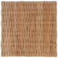vidaXL Fußhocker mit Kissen Natürliches Rattan vidaXL Fußhocker mit Kissen Natürliches Rattan