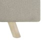 vidaXL Fußhocker Creme 120×28×26 cm Stoff vidaXL Fußhocker Creme 120×28×26 cm Stoff