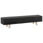 vidaXL Fußhocker Dunkelgrau 120×28×26 cm Stoff vidaXL Fußhocker Dunkelgrau 120×28×26 cm Stoff