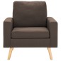 vidaXL Sessel Braun Stoff vidaXL Sessel Braun Stoff