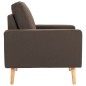 vidaXL Sessel Braun Stoff vidaXL Sessel Braun Stoff