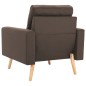 vidaXL Sessel Braun Stoff vidaXL Sessel Braun Stoff