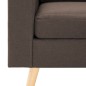 vidaXL Sessel Braun Stoff vidaXL Sessel Braun Stoff