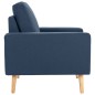 vidaXL Sessel Blau Stoff vidaXL Sessel Blau Stoff