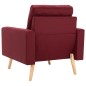 vidaXL Sessel Weinrot Stoff vidaXL Sessel Weinrot Stoff