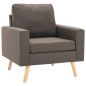 vidaXL Sessel Taupe Stoff vidaXL Sessel Taupe Stoff