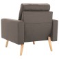 vidaXL Sessel Taupe Stoff vidaXL Sessel Taupe Stoff