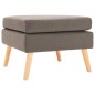 vidaXL Fußhocker Taupe Stoff vidaXL Fußhocker Taupe Stoff