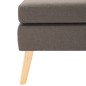 vidaXL Fußhocker Taupe Stoff vidaXL Fußhocker Taupe Stoff
