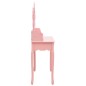 vidaXL Schminktisch-Set mit Hocker Rosa 75x69x140 cm Paulownia-Holz vidaXL Schminktisch-Set mit Hocker Rosa 75x69x140 cm Paulownia-Holz
