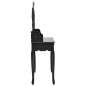 vidaXL Schminktisch-Set mit Hocker Schwarz 75x69x140cm Paulownia-Holz vidaXL Schminktisch-Set mit Hocker Schwarz 75x69x140cm Paulownia-Holz