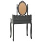 vidaXL Schminktisch-Set mit Hocker Grau 75x69x140 cm Paulownia-Holz vidaXL Schminktisch-Set mit Hocker Grau 75x69x140 cm Paulownia-Holz