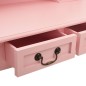 vidaXL Schminktisch-Set mit Hocker Rosa 80×69×141 cm Paulowniaholz vidaXL Schminktisch-Set mit Hocker Rosa 80×69×141 cm Paulowniaholz
