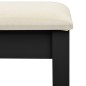 vidaXL Schminktisch mit Hocker Schwarz 65x36x128 cm Paulownia-Holz MDF vidaXL Schminktisch mit Hocker Schwarz 65x36x128 cm Paulownia-Holz MDF