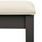 vidaXL Schminktisch mit Hocker Grau 65x36x128 cm Paulownia-Holz MDF vidaXL Schminktisch mit Hocker Grau 65x36x128 cm Paulownia-Holz MDF