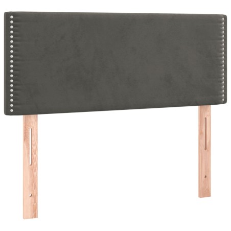 vidaXL Kopfteil Dunkelgrau 80x5x78/88 cm Samt