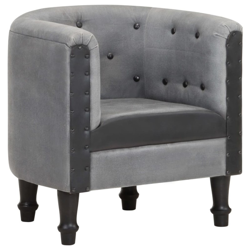 vidaXL Sessel Schwarz Echtleder und Massivholz Mango vidaXL Sessel Schwarz Echtleder und Massivholz Mango