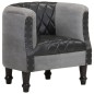 vidaXL Sessel Schwarz Echtleder und Massivholz Mango vidaXL Sessel Schwarz Echtleder und Massivholz Mango