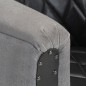 vidaXL Sessel Schwarz Echtleder und Massivholz Mango vidaXL Sessel Schwarz Echtleder und Massivholz Mango