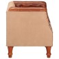vidaXL Sessel Braun Echtleder und Massivholz Mango vidaXL Sessel Braun Echtleder und Massivholz Mango