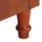 vidaXL Sessel Braun Echtleder und Massivholz Mango vidaXL Sessel Braun Echtleder und Massivholz Mango