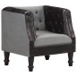 vidaXL Sessel Schwarz Echtleder und Massivholz Mango vidaXL Sessel Schwarz Echtleder und Massivholz Mango
