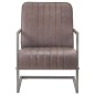 vidaXL Freischwinger Sessel Distressed Braun Echtleder vidaXL Freischwinger Sessel Distressed Braun Echtleder