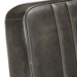vidaXL Freischwinger Sessel Distressed Grau Echtleder vidaXL Freischwinger Sessel Distressed Grau Echtleder