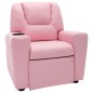vidaXL Kindersessel Kunstleder Rosa vidaXL Kindersessel Kunstleder Rosa